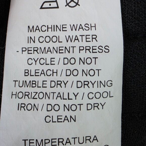 Mens Puma Black Jogger Sweatpants Drawstring Elastic Waist Cotton Blend Size XL - Picture 10 of 10